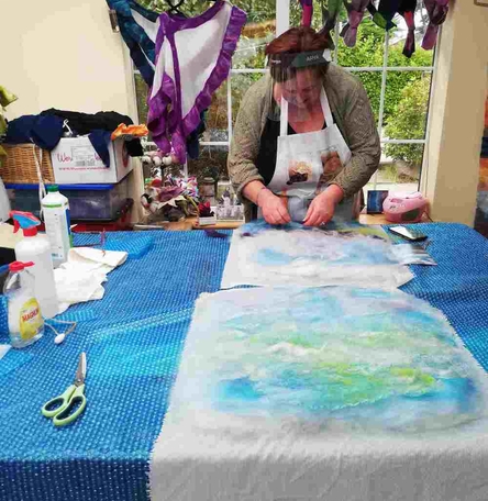 Learn To Make Textile Art With Felting