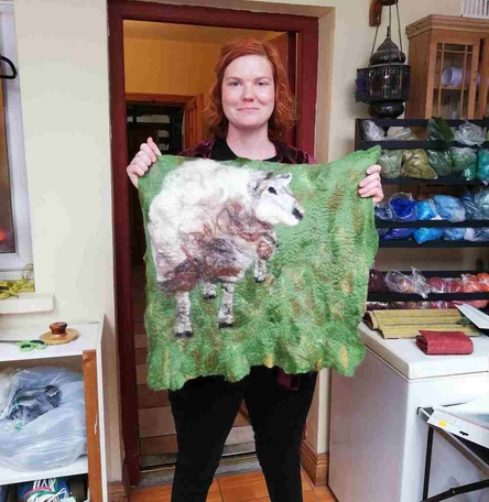 Learn To Make Textile Art With Felting