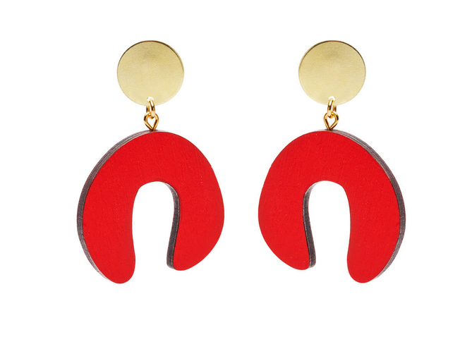Design Ireland & Shock of Grey's Red D Doodle earrings Giveaway