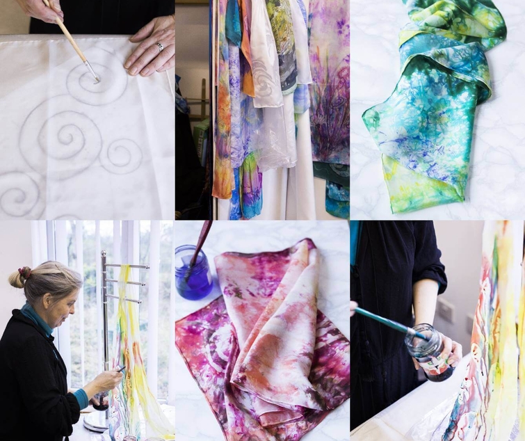 Silk Painting Taster Work Shop