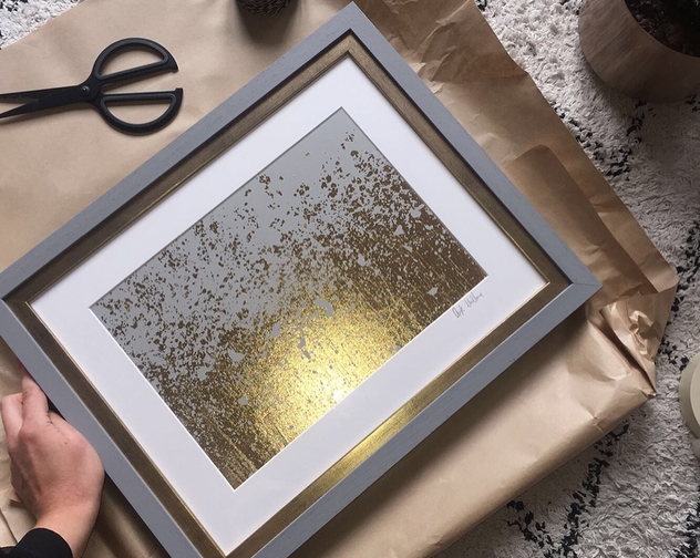 Disintegrate Framed Print