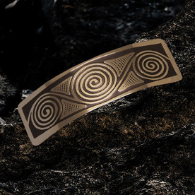 Newgrange Spirals Hairslide / Barrette