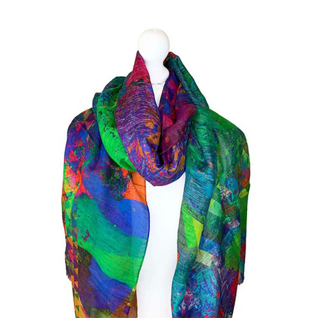 Linen Modal Silk Scarves