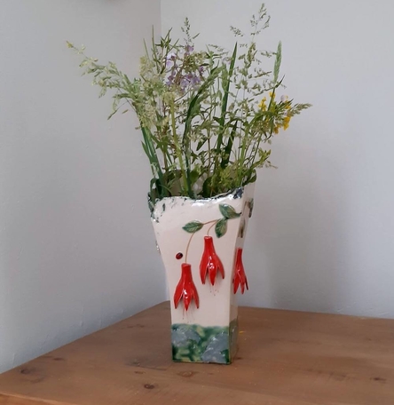 Fuchsia Vase