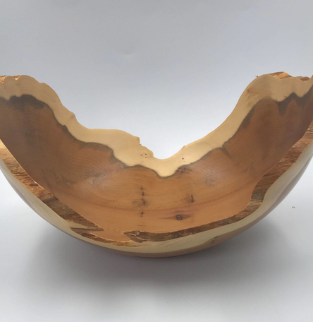 Natural Edge Irish Yew Bowl