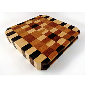 End Grain Butcher's Block Small Octagon