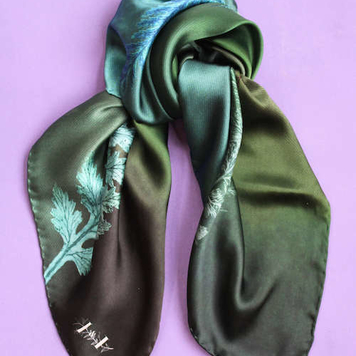 "Killarney Fern" Silk Necktie