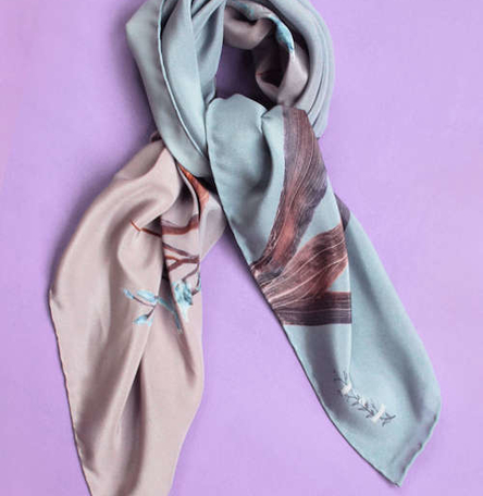 "Wild Orchid" Silk Necktie