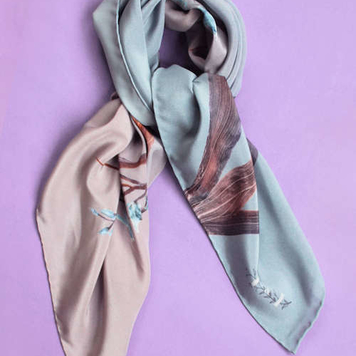 "Wild Orchid" Silk Necktie