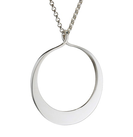 Circle of Dreams Large Silver Pendant