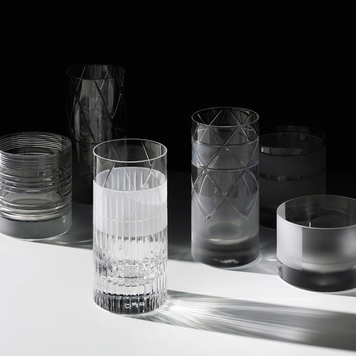 Elements long drink glass in various cuts