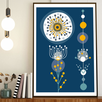 Wattle Golden Mimosa giclee print - A5, A4 or A3