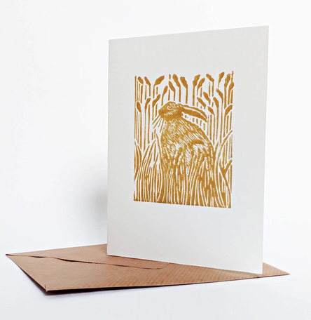 Hare Greeting Card