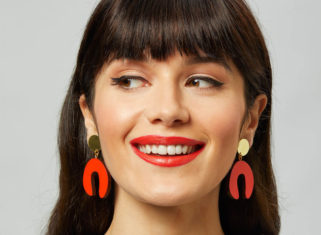 Design Ireland & Shock of Grey's Red D Doodle earrings Giveaway