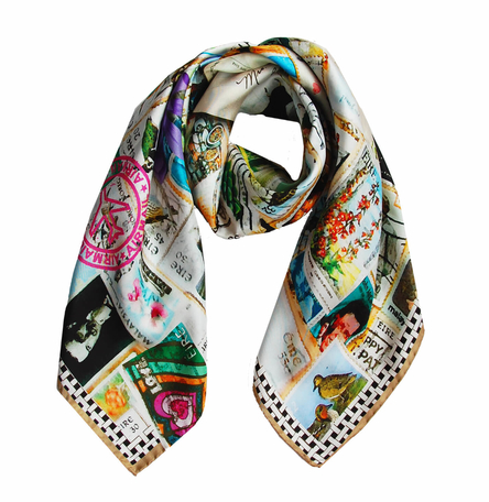 Stamps Classic Silk Scarf Stamps Classic Silk Scarf