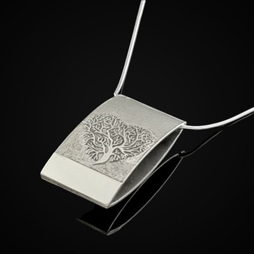 Tree of Life Necklace | Antique Sterling Silver