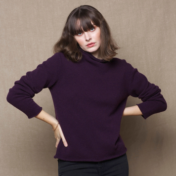 Madi Cashmere Turtleneck Sweater