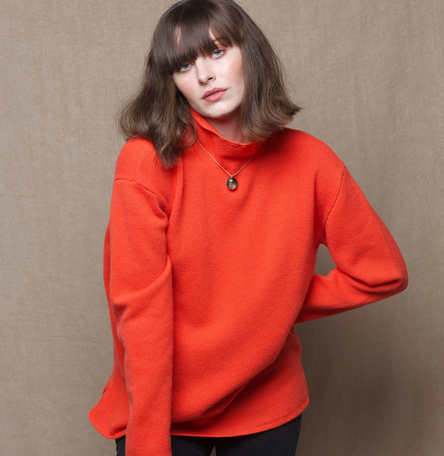 Madi Cashmere Turtleneck Sweater