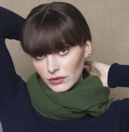 Moss Cashmere Snood