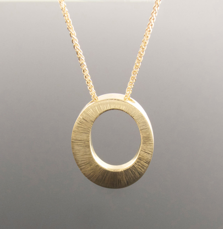Oval Gold Pendant Oval Gold Pendant