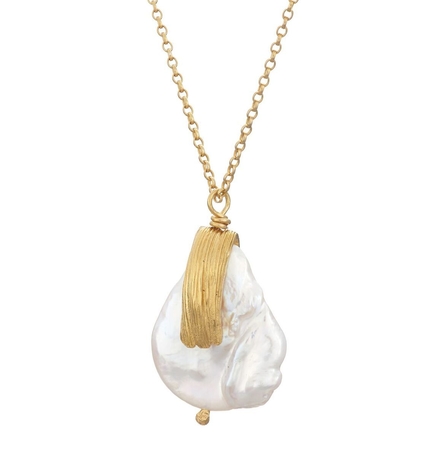 Strata Long Pearl Necklace Strata Long Pearl Necklace