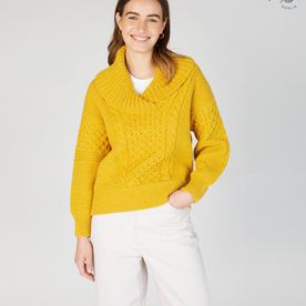 Aster Shawl Collar Oversized Sweater