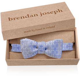 Linen and Silk Self-tie Bow Tie