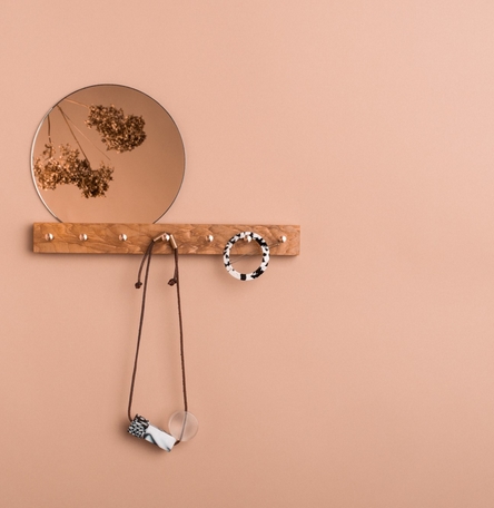 Jewellery Hanger with Mirror