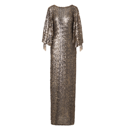 Antique Gold Sequin Gown