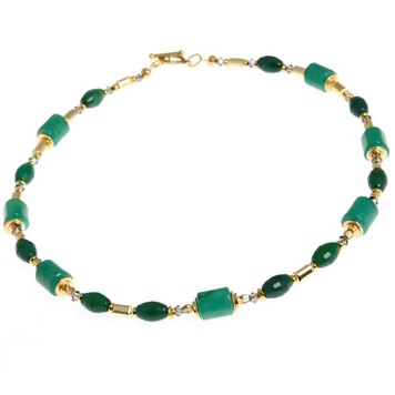 Wilde Emeralde Linear Necklace