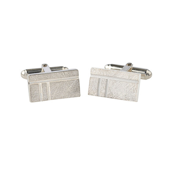 Ogham Oak - Oblong cufflinks