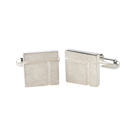 Ogham Birch - Square cufflinks