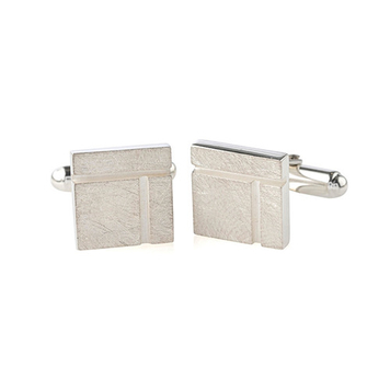 Ogham Birch - Square cufflinks