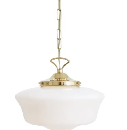 1920's Schoolhouse Pendant Light