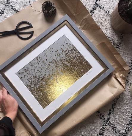 Disintegrate Framed Print