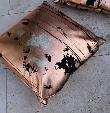 Copper Gilded Cushion Copper Gilded Cushion