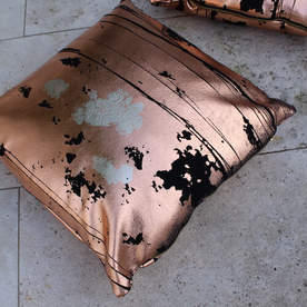 Copper Gilded Cushion