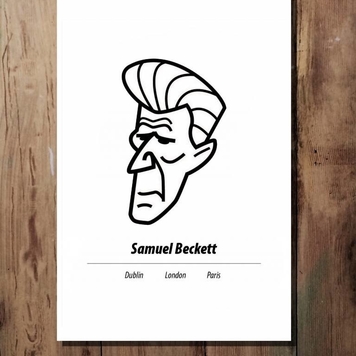 Samuel Beckett Print