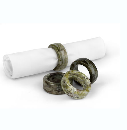 Connemara Marble Napkin Rings (set of 4)