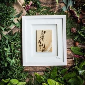 The Native Collection framed Hare (An Giorria Eireannach)