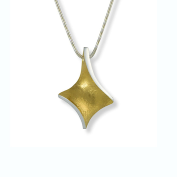 Golden Twist pendant