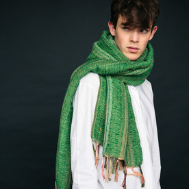 Emerald Green Handwoven Crios Scarf