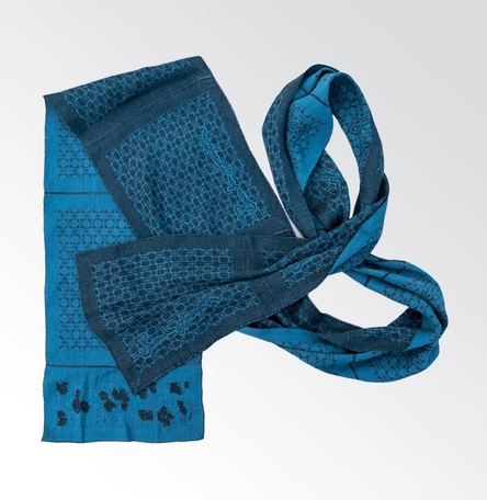 Deep Teal - Featherweight Silk and Linen Scarf Deep Teal - Featherweight Silk and Linen Scarf