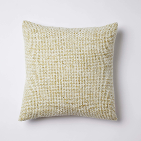 Mended Tweed Cushion Gooseberry