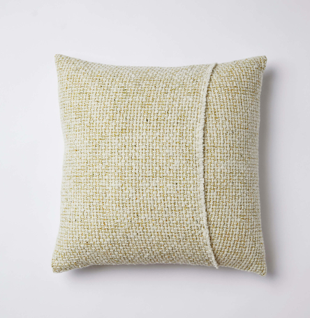 Mended Tweed Cushion Gooseberry