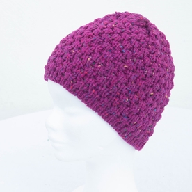 Aran Berry Stitch Knitted Donegal Hat