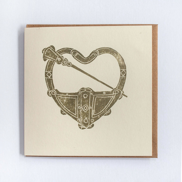 Tara Brooch Heart Card