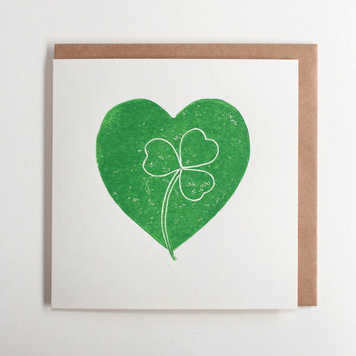 Shamrock Heart Card