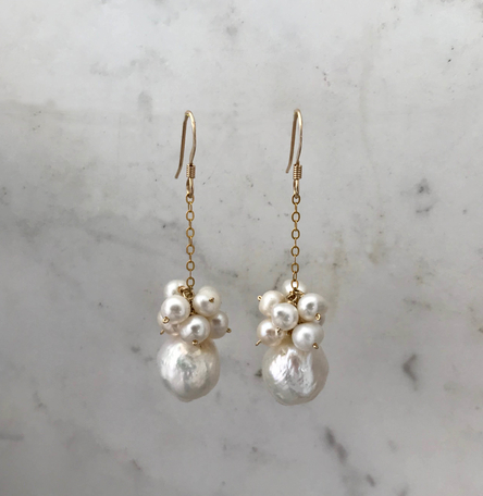 Long Pearl Earrings