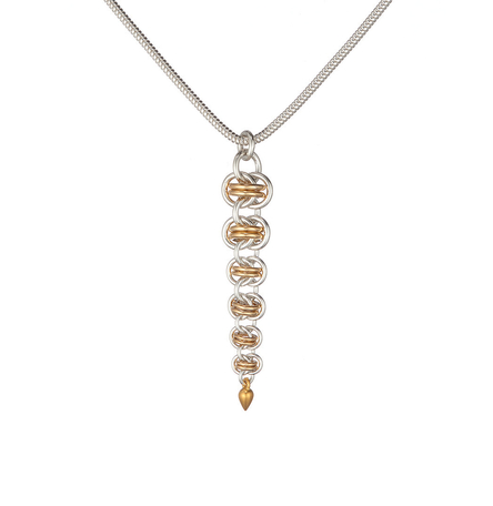 "Gold Orbit" Necklace "Gold Orbit" Necklace